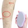 dibia Mini Magic Painless Epilator, Arm, Leg, Back Epilator & Skin Exfoliator - Unisex, Works Anywhere, Quick and Easy (2 Pieces Purple) view 2