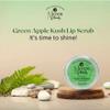 NayJor Beauty Lip Scrub  Exfoliating & Moisturizing for Dry, Dark Lips  Green Apple Kush  Natural Lip Care with Aloe, Coconut, Jojoba & Vitamin E view 2