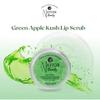 NayJor Beauty Lip Scrub  Exfoliating & Moisturizing for Dry, Dark Lips  Green Apple Kush  Natural Lip Care with Aloe, Coconut, Jojoba & Vitamin E view 3
