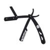 The Shave Factory Straight Edge Razor Kit - with Single Stainless Steel razors for men from (Black, Derby Premium Single Edge) view 3