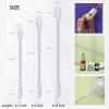 JIATAY Spatula, Silicone Spatula Set (3 Pcs) Cosmetic Makeup Spatula for Mini Bottles Foundation Cream, Double-Headed Jar Spatula (Small & Middle & Large, Pink) view 3