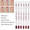 ANGGREK Lip Liner, 6pcs Matte Long Lasting Lip Pencil Set 01 view 2