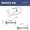 TC-SMAR 5 Pcs Lip Piercing Gun Kit, Body Piercing Kit for Men Women, Easy, Safe, Disposable, Done Alone view 2