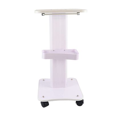 CNCEST Salon Trolley Stand Tattoo Rolling Cart Tray with Wheel Aluminum Alloy ABS Rolling Cart Trolley Holder Stand Beauty Spa Instrument Tray 24.5"x16"x8.3" (Type 2)