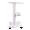 CNCEST Salon Trolley Stand Tattoo Rolling Cart Tray with Wheel Aluminum Alloy ABS Rolling Cart Trolley Holder Stand Beauty Spa Instrument Tray 24.5"x16"x8.3" (Type 2) view 3