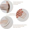 2 Pcs Pearl Hair Side Combs Clip Crystal Rhinestone Hair Combs for Women Decorative Combs Hairpins Hair Accessories for Wedding Party Daily view 2