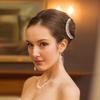 2 Pcs Pearl Hair Side Combs Clip Crystal Rhinestone Hair Combs for Women Decorative Combs Hairpins Hair Accessories for Wedding Party Daily view 3