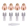 4 Pack Flawless Replacement Head, Face Hair Remove Replacement Tool for Women Facial Smooth Finishing with Cleaning Brush(Rose Gold) view 1