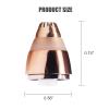 4 Pack Flawless Replacement Head, Face Hair Remove Replacement Tool for Women Facial Smooth Finishing with Cleaning Brush(Rose Gold) view 2