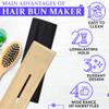 3Pcs Deft Hair Bun Maker - Hair Buns Makers, Deft Bun Maker for Women & Girls, French Twist Accessories, Elegant Design, Longlasting Hold, Wide of Hairstyles view 4