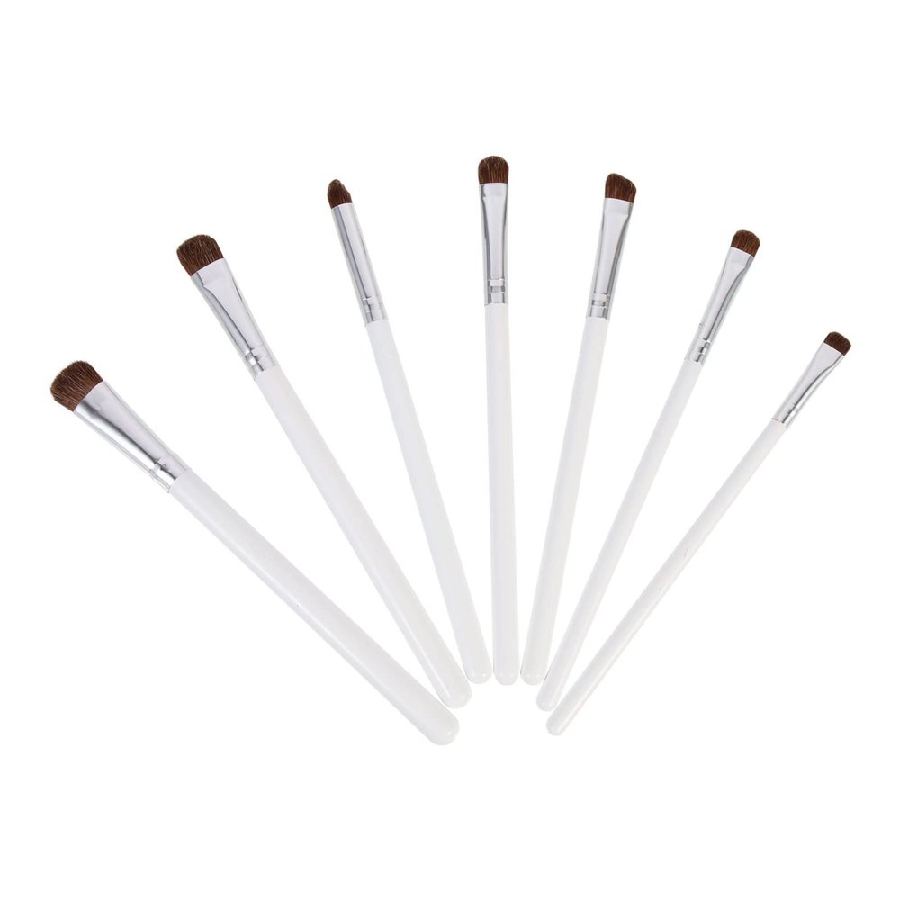 Beavorty 7pcs Eyeshadow Brush for Blending Eye Makeup Tools Soft Bristles for Smooth Application Portable Cosmetic Brushes for Travel and Daily Use