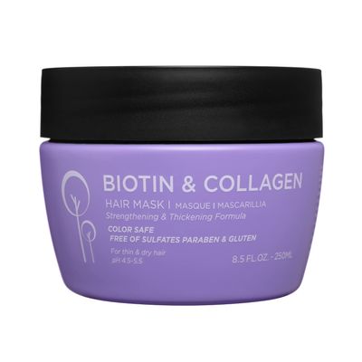 Luseta Biotin & Collagen Hair Mask for Dry & Damaged Hair and Growth-Thickening Hair Treatment-Anti Frizz, Nourishment for Thin Hair 8.5 oz
