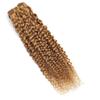 FEEL ME 20 Inch Brazilian Curly Human Hair Bundles, Honey Blonde, 10A Unprocessed Virgin, Kinky Curly, 1 Bundle view 3