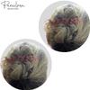 Parcelona French Twist n Clip Flower, Bow and Chain 4" Celluloid Set of 3 Metal Free Hair Barrette Non Slip Fashion Durable Styling Women Hair Accessories, Made in France (Crystal Pink) view 3