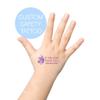 Custom Child Safty If Lost Call Tattoos Sticker - Butterfly Temporary Tattoos Kids - Personalized Fake Tattoo with Phone number for Child Girl - 15 Tattoos view 4