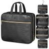 Dot&Dot Spacious Leather Toiletry Bathroom Bag - Hanging Travel Toiletry Bag for Women - Men's & Women's Toiletries Makeup and Cosmetic Organizer for Traveling Women view 1