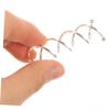 KALLORY 20pcs Spiral Bobby Pins Hair Clips for Women Girls Brides Silver Color Simple Hair Pins for Wedding Bun Hairstyle view 3