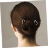 KALLORY 20pcs Spiral Bobby Pins Hair Clips for Women Girls Brides Silver Color Simple Hair Pins for Wedding Bun Hairstyle view 4