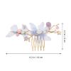 minkissy 1set Chinese Retro Hairpin Tassel Accessories for Elegant Decoration for Weddings Dinners and Photography Traditional Floral Headdress for Women view 3