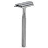 Parker 78R Double Edge Safety Razor with 5 Safety Razor Blades, Women & Mens Safety Shaving Razor, Reusable Razor, Plastic Free  CHROME view 2