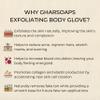 GHAR SOAPS Exfoliating Glove for Dead Skin Body | Scrub Glove for Dead Skin (Both Pink) Pack of 2| Gentle on The Skin | Improves Circulation stimulates | Sustainable| Unisex | Easy to Use| view 3