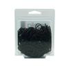 200, Jumbo Size, Brown Color, US Made Rubber Hair Bands for Pony Tails and Braids In A Clamshell view 3