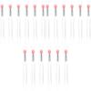 FRCOLOR 18pcs Silicone Lipstick and Eye Shadow Applicator Cover Versatile Makeup Brushes for Lip Color Gloss and Eye Makeup Application for Enthusiasts and Beginners view 1