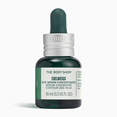 The Body Shop Edelweiss Eye Concentrate  Smooths Under Eye Area  Vegan  10ml
