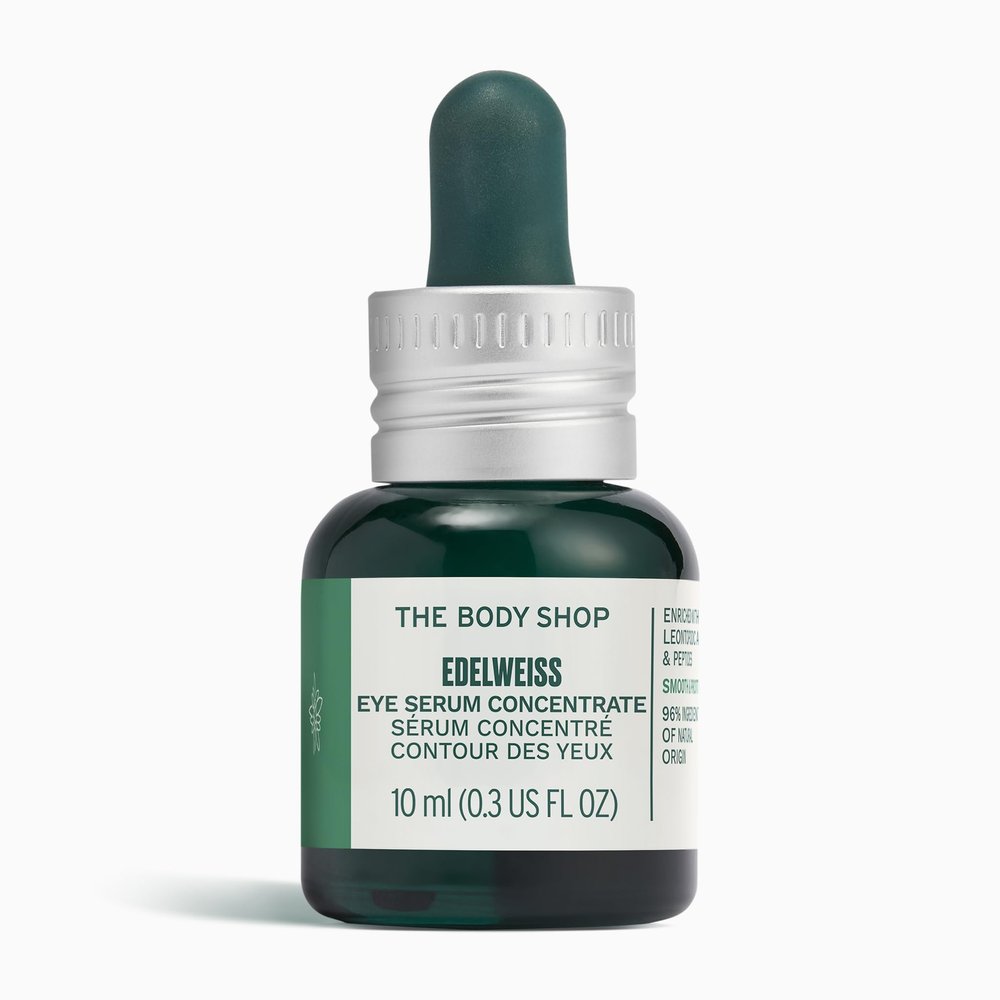 The Body Shop Edelweiss Eye Concentrate Smooths Under Eye Area Vegan 10ml