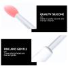 FRCOLOR 12pcs Portable Silicone Lip and Eye Makeup Applicators Lip Brush Mask and Eyeshadow Applicator for Precise Application and Easy Carrying view 4
