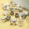 100 PCS Silver Hair Jewelry for Braids Loc Jewelry for Hair Accessories Hair Cuffs for Braids Dreadlock Beads for Women view 1