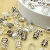 100 PCS Silver Hair Jewelry for Braids Loc Jewelry for Hair Accessories Hair Cuffs for Braids Dreadlock Beads for Women view 3