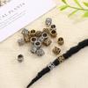 100 PCS Silver Hair Jewelry for Braids Loc Jewelry for Hair Accessories Hair Cuffs for Braids Dreadlock Beads for Women view 4