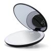 Fancii Taylor LED Lighted Travel Makeup Mirror, Rechargeable with 10x/1x Magnifying & 3 Light Settings - Compact, Portable, Large 5 Wide Hand Mirror for Handbag and Purses (Black) view 3