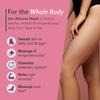 M3 Naturals Charcoal Exfoliating Body Scrub and Silicon Brush Bundle view 4
