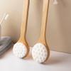 Zerodeko Shower Body Brush Handle for Exfoliating and Gentle Massage Back Scrubber for Daily Bathing and Fibers for Skin Types view 2
