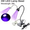 Bovmics USB 3W LED UV Ultraviolet Phone Glue Curing Lamp with Clip and US Power Adapter,UV Led Nail Dryer for Gel Nails,Portable Flexible NAI Light for Mobile Repair,Plug and Play Black view 4