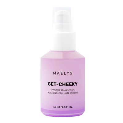 MALYS Cosmetics GET-CHEEKY Enriched Cellulite Oil - Shea Butter & Vitamin E Target the Look of Fatty Skin & Reduce The Appearance Of Cellulite