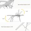 Paddie Portable Tattoo Chair for Client 72inch, Mobile Massage Table Foldable with Storage Bag, White view 4
