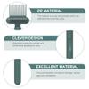 Mobestech 2pcs Comb Cleaning Brush Comb Cleaner Cleaning Tools Remove Embedded Tool Makeup Brush Cleaners Polymer Clay Charms for Nails Simple Artifact Pp view 3