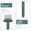 Mobestech 2pcs Comb Cleaning Brush Comb Cleaner Cleaning Tools Remove Embedded Tool Makeup Brush Cleaners Polymer Clay Charms for Nails Simple Artifact Pp view 4