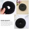 Mobestech 15pcs Hair Bun Maker Blonde Ring Style Bun Chignon Hair Increase Doughnut Shaper Donut Bun Maker Hair Accessories for Women Girls Thick and Long Hair (Black) view 2