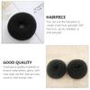 Mobestech 15pcs Hair Bun Maker Blonde Ring Style Bun Chignon Hair Increase Doughnut Shaper Donut Bun Maker Hair Accessories for Women Girls Thick and Long Hair (Black) view 4