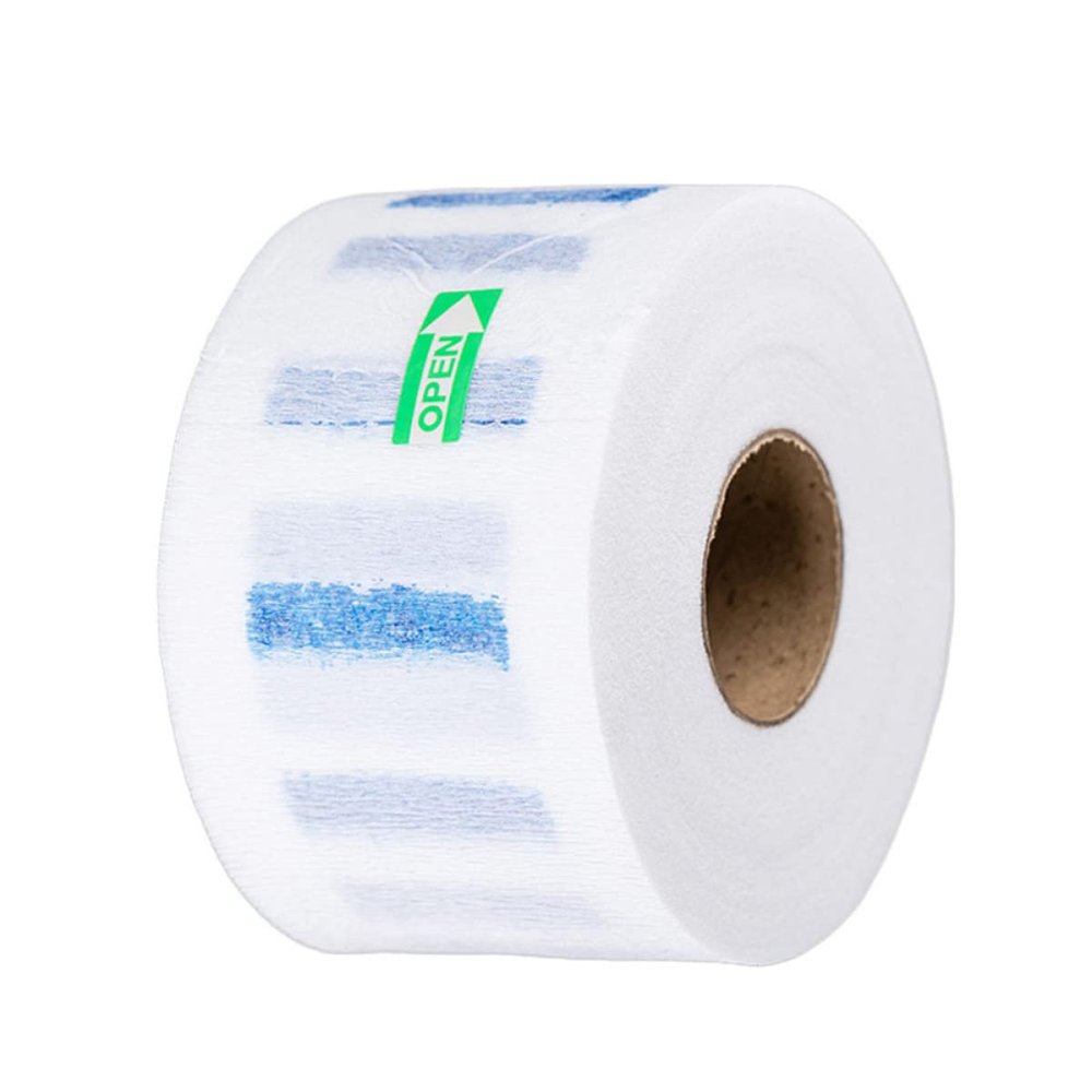 KALLORY 800sheets Disposable Neck Strip for Hairdressing Flexible Barber Neck Protector White Convenient Hair Dyeing Cutting for Salon Home Use