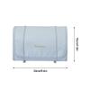 4-in-1 Hanging Cosmetic Bag, Foldable Compact Cosmetic Bag, Roll Up Removable Dividers Makeup Bags with 4 Detachable Compartments for Daily, Travel, and Business Trips, Indoor, Outdoor, Blue view 3