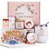 Birthday Gifts for Women, Happy Bath Set Relaxing Spa Gift Baskets Ideas for Women, Her, Mom, Sister, Female Friends, Coworker, Wife, Girlfriend, Daughter, Unique Gifts for Women Who Have Everything view 1