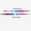 3pcs Acrylic Nail Brush Set For Application,Nail Extension,Nail Brushes for Acrylic Powder, Gel Polish, Extension Gel, 3D Carving & Detailing Design for Beginner & Professional view 4