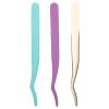 Beavorty 3pcs Eyelash Tweezers Eyelash Applicator Tool for False Lashes Application Beauty Salons and Personal Care view 1