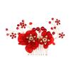 LALAFINA Bridal Hair Accessories Wedding Hair Combs Crystal Hair Comb Headdress Insert Wedding Party Dec view 1