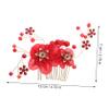 LALAFINA Bridal Hair Accessories Wedding Hair Combs Crystal Hair Comb Headdress Insert Wedding Party Dec view 2